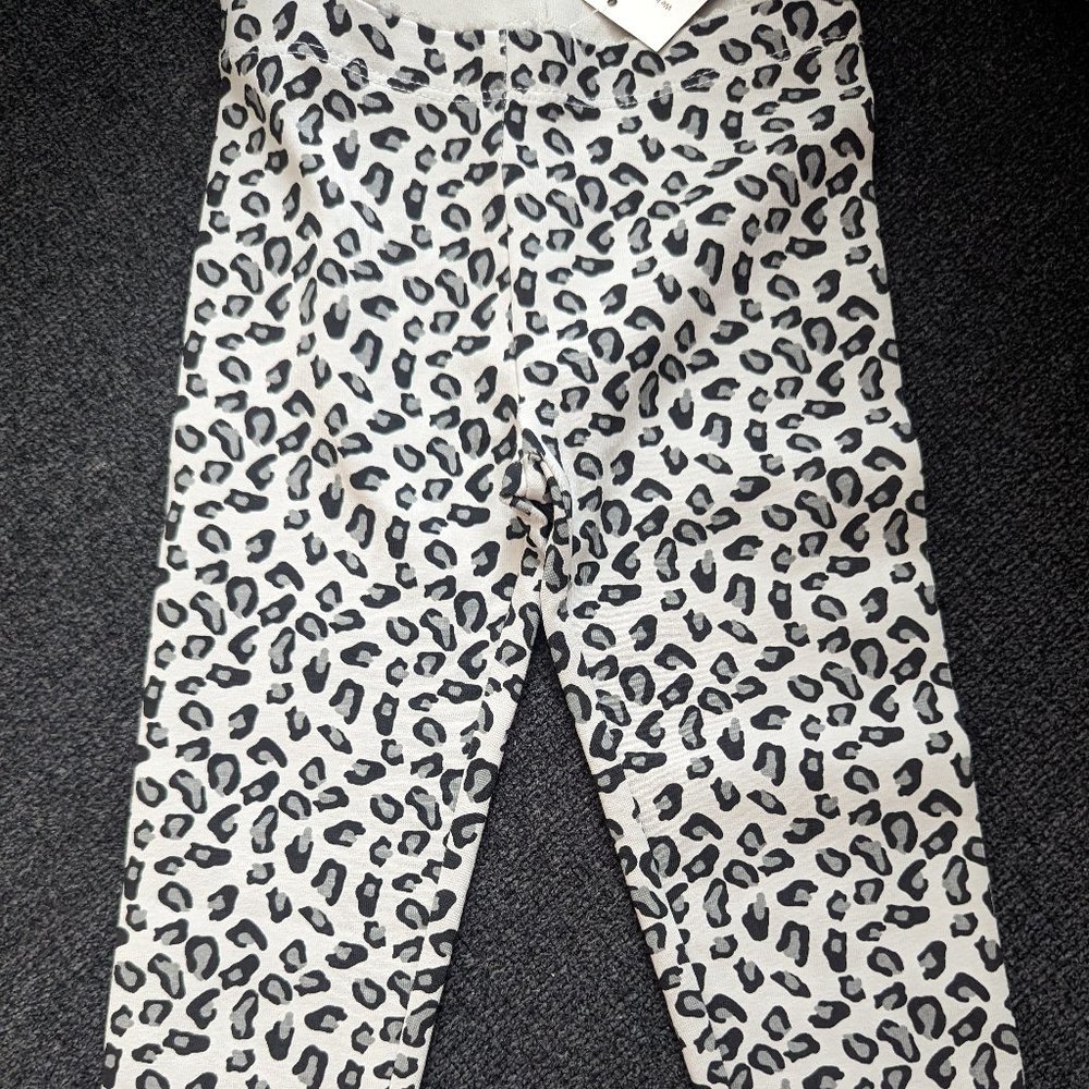 NWT Tea collection snow leopard print leggings